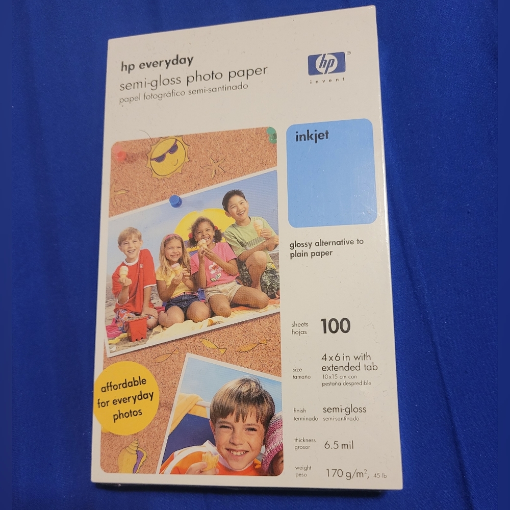 NEW 100 sheets Semi-Gloss Photo Paper 4x6